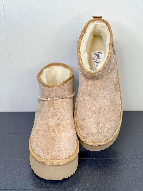 Premium Casual Footwear [Corky's] Room Service Bootie-Camel