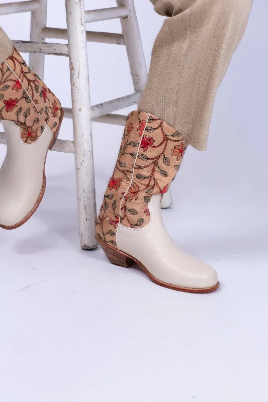 Absurdly Cheap Sale EMBROIDERED ROUND BOOTS PERRY