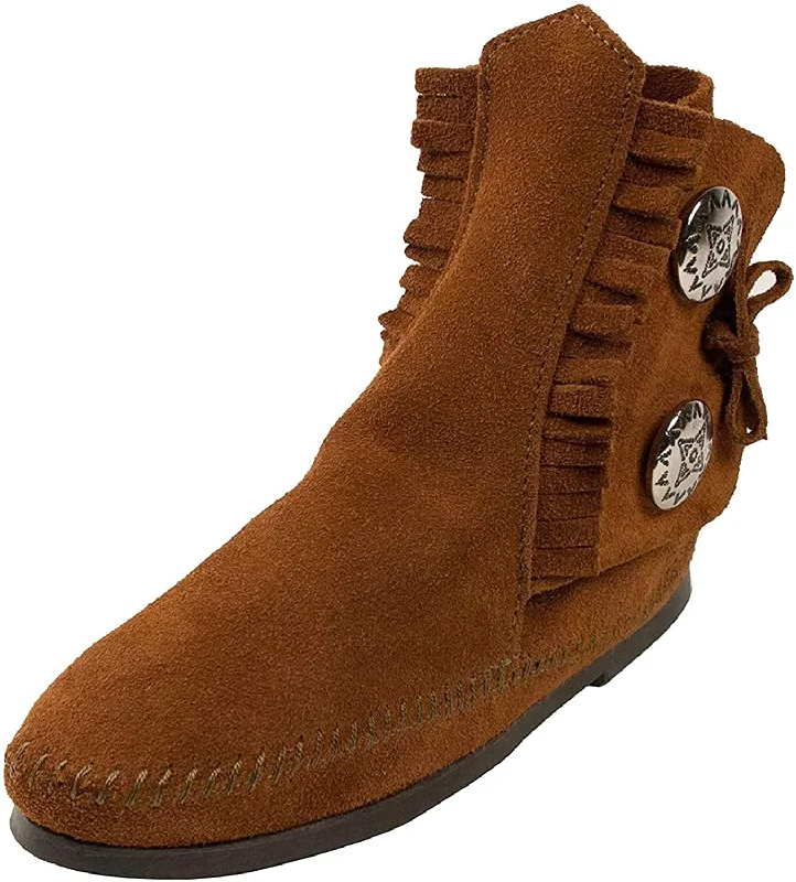 All-Day Comfort Shoes Promotion Minnetonka Women's Two Button Hardsole Boot