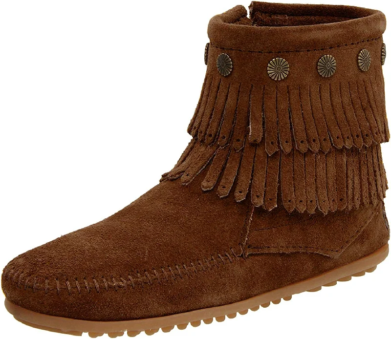 Must-Have Style Discounts Minnetonka Women's Double Fringe Side Zip Boot