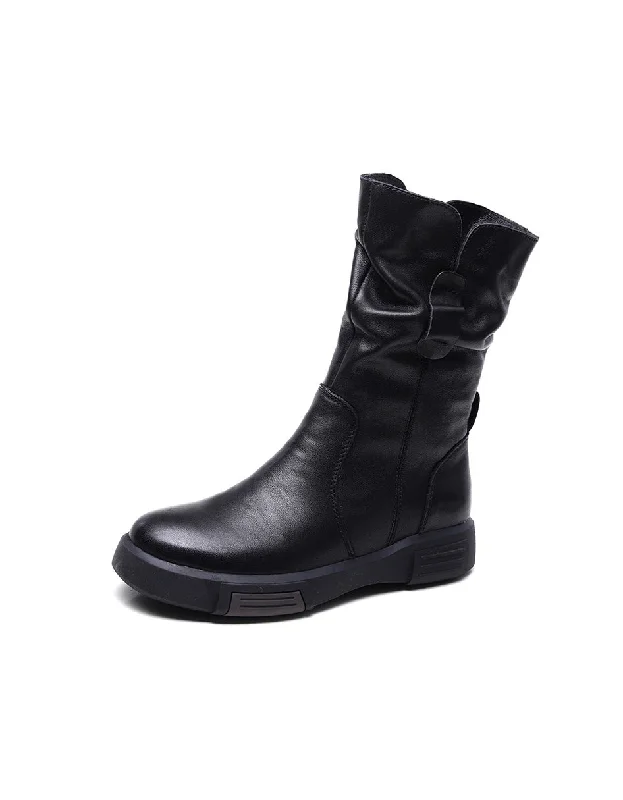 Non-Slip Shoes Offers Winter Waterproof Comfortable Casual Leather Boots