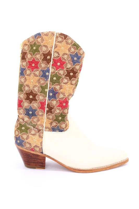 Hurry Before It's Gone SEQUIN EMBROIDERED WESTERN BOOTS SEYNA