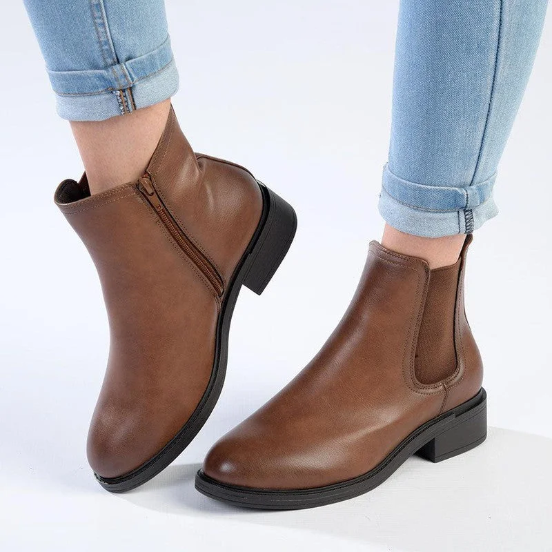 Smart Casual Shoes Sale Soft Style by Hush Puppies Ardea Ankle Boot - Brown