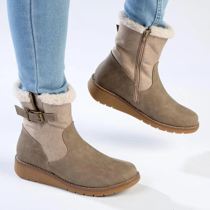 Cozy Winter Boots Promotion Soft Style by Hush Puppies Rowen Ankle Boot - Stone