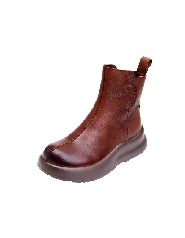 New Season Fashion Preview Sale Winter Autumn Comfort Platform Wide Toe Box Boots