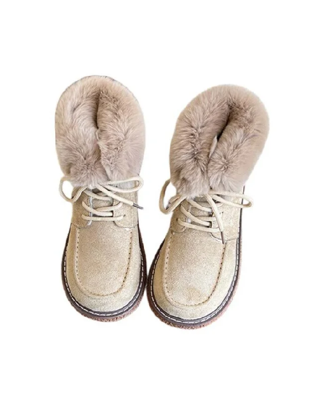 Limited Stock, Big Sale Winter Comfortable Suede Fur Boots